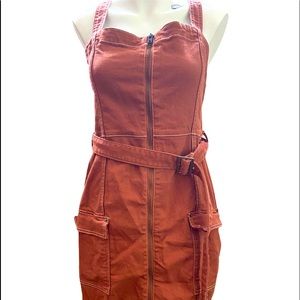 H&M Zip Up Bodycon Dress